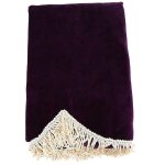 88 touches piano demi couvert anti poussi�re housse flanelle piano housse fine frill edge (violet)