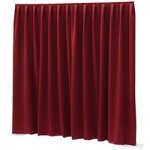 89443 rideau rouge pliss� dimout 330 x 300 cm
