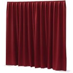 89451 rideau rouge pliss� dimout 330 x 400 cm