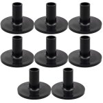 8pcs cymbale manches 38x26mm noir tambour cymbale manches remplacement