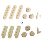 8pcs sss pickup cover volume tone knob switch tip set pour guitare electrique st cre 8pcs sss pickup cover volume tone knob switch tip set pour guitare electrique st cre
