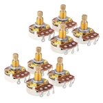 8x arbre plein métrique taille de contrôle pots a500k audio taper potentiomètres pot pour guitare electrique ... 8x arbre plein métrique taille de contrôle pots a500k audio taper potentiomètres pot pour guitare electrique ...