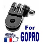 90 adaptateur support fixation pour gopro hero, camscope, appareil photo sur tripod ou crochet