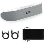 95122 barre de son de 6w, haut - parleur stéréo pour pc, tv et ordinateur portable, blanc 95122 barre de son de 6w, haut - parleur stéréo pour pc, tv et ordinateur portable, blanc