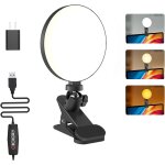 97led lampe de vidoconfrence, 3 couleurs et 5 luminosits lampe de clip vido sur moniteur, rglage ...