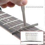 9pcs guitare sous corde rayon jauge manche cranté bord droit constructeur mesure guitare touche arc meulage ... 9pcs guitare sous corde rayon jauge manche cranté bord droit constructeur mesure guitare touche arc meulage ...
