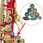 9pcs saxophone abalone shell button applicable tenor treble atlo saxophone pi�ces d'instruments de musique ...