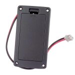 9v flat mount guitar active pickup battery cover hold box bo�tier de stockage de batterie pour guitare ...