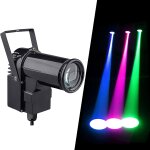9w rgb projecteur pour boule a facettes lumiere pour boule a facette avec moteur, laser boule a facette ...