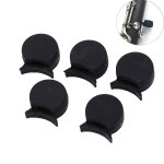 A10 5pcs - clarinette a hautbois rglable, accessoire ergonomique en caoutchouc noir, avec anneau en ...