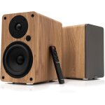 A5 arc enceintes monitoring active avec woofer 5. 25 , bluetooth 5. 0, hdmi arc, optique, rca, usb, sortie ...