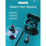 A6 gt1 tws bluetooth ecouteurs, hd st�r�o sans fil ecouteurs antibruit casque de jeu pour android ios ...