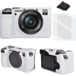 A7cm2 kit d'accessoires pour appareil photo sony alpha 7c ii - coque de protection en silicone [blanc] ...