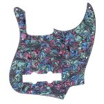Abalone style acrylique humbucker pickguard remplacement d�cor pour j ? basse electrique