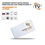 Abonnement tv prépayé kartina premium russie 12 mois pour box, ipad, iphone ou smart tv, 150 chaînes, ... Abonnement tv prépayé kartina premium russie 12 mois pour box, ipad, iphone ou smart tv, 150 chaînes, ...