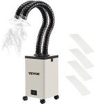 Absorbeur de fume - vevor - absorbeur de fume extracteur de fume pour soudure 150 w 28 x 28 x 43 cm ...