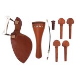 Accastillage de violon kit d'accessoires 4 / 4 jujube mentonnire planche corde de queue 4 boutons clous ...