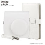 - accessoires pour appareil photo instax mini 7 + , sac de transport en pu, tui transparent, sangle ...
