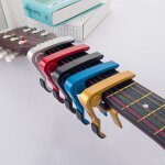 Accessoires de capo de guitare changement rapide cl de serrage en alliage d'aluminium mtal acoustique ...