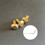 Accessoires de casque pour agv pmust, modèle spomicrophone gp r gp rr - type screw gold Accessoires de casque pour agv pmust, modèle spomicrophone gp r gp rr - type screw gold