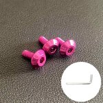 Accessoires de casque pour agv pmust, modèle spomicrophone gp r gp rr - type screw rose red Accessoires de casque pour agv pmust, modèle spomicrophone gp r gp rr - type screw rose red