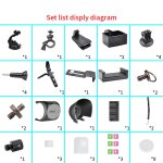 Accessoires pour dji osmo pocket 2, adaptateur de camra  cardan portatif, support de ventouse, trpied, ...
