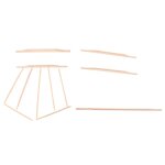 Accessoires de guitare acoustique classique, ensemble en bois d'�pic�a