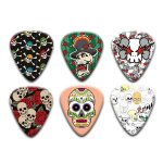 Accessoires de guitare, mod�le de cr�ne de guitare basse, epaisseur 0. 71mm, pi�ces d'outils ukulele ...