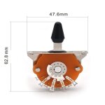 Accessoires pour guitare electrique, commutateur de tonalit a 5 voies, pour les amateurs de musique, ...
