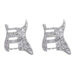 Accessoires guitare pickguard guitare electrique couverture avant pickguard guitare electrique noir - ...