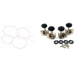 Accessoires pour instruments de musique: 1 jeu de cordes de ukulele en nylon blanc et 1 pice de chevilles ...