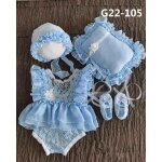 Accessoires de photographie pour nouveau - n fille et garon, chapeau, chaussures, barboteuse en dentelle, ...