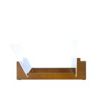 Accessoire platine vinyle enova hifi meuble de rangement pour disques vinyle vr 40 wp