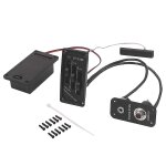 Accessoire de prampli pizo de micro de violon electrique avec systme de tonalit actif laiton