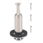 Accessoires de sortie st�r�o filet�s en cuivre pour guitare electrique (argent)