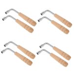 Accordage de piano touches en acier inoxydable 11. 0 x 4. 0 x 2. 0 cm 4 pi�ces brun clair pour harpe ...