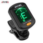 Accordeur a clip rotatif ar�me, ecran lcd pour guitare chromatique, basse, ukulele, violon, accordeur ...