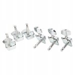 Accordeur de cordes de guitare semi - ferm en argent
