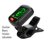 Accordeur de guitare electrique numrique at - 101, clip rotatif pliable, haute sensibilit, instrument ...