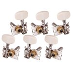 Accordeurs de guitare a engrenage ouvert, 6 pièces, têtes de machine pour guitares classiques acoustiques ... Accordeurs de guitare a engrenage ouvert, 6 pièces, têtes de machine pour guitares classiques acoustiques ...