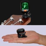 Accordeur de guitare num�rique electronique a clipser, pour violon chromatique, ukulele picker, ecran ...