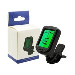 Accordeur de guitare professionnel a clipser pour guitare acoustique / electrique, ukul�l�, violon, basse, ...