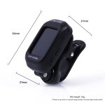 Accordeur de guitare rotatif a clip, ecran lcd pour guitare acoustique chromatique, basse, ukulele, accessoire ...