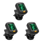 Accordeur de guitare rotatif a pince t - 500, ecran lcd pour guitare acoustique chromatique, basse, ukul�l� ...