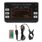 Accordeur de mtronome lectrique grand cran led accordeur de mtronome de violon pour guitare saxophone ...