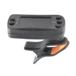 Accordeur numrique lcd portable 2 en 1 a pince et mtronome pour guitare, basse, violon, ukull