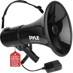 Acdsgd - m�gaphone haut - parleur pa bullhorn - sir�ne int�gr�e 50 watts & commande de volume ajustable ...