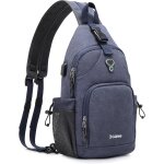 Acdsgd - sac a bandouli�re en toile pour femme et homme