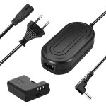 Ack - e10 adaptateur secteur pour appareils photo canon dslr eos 1100d 1200d 1300d 1500d 3000d kiss x50 ...