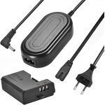 Ack - e10 dr - e10 adaptateur secteur pour appareils photo numriques canon eos rebel t3, t5, t6, kiss ...